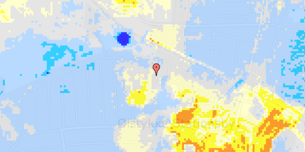 Ekstrem regn på Johannedalsvej 35