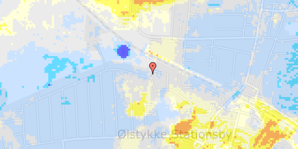 Ekstrem regn på Johannedalsvej 38