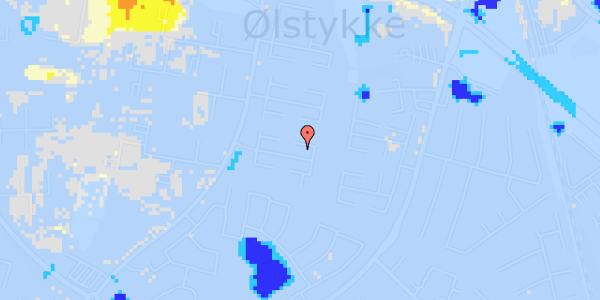 Ekstrem regn på Roarsvej 21