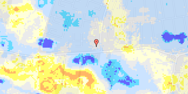 Ekstrem regn på Sigridsvej 5