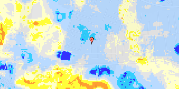 Ekstrem regn på Sigridsvej 38