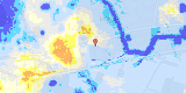 Ekstrem regn på Solsortevej 8