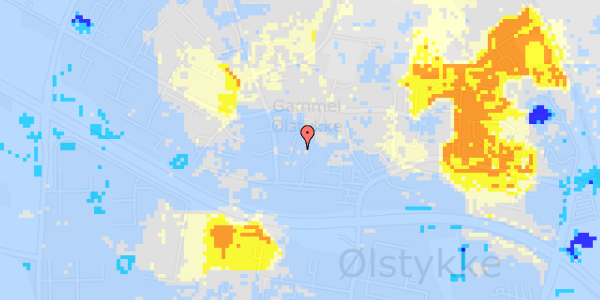 Ekstrem regn på Stengårdsvej 15