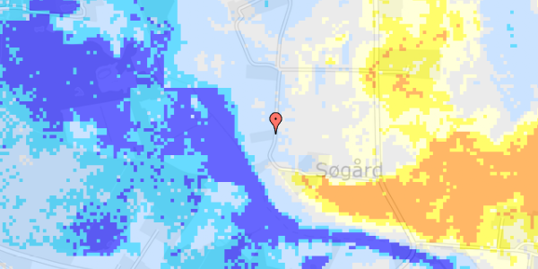 Ekstrem regn på Søgårdsvej 5