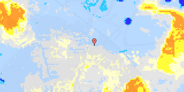 Ekstrem regn på Vesterled 2D