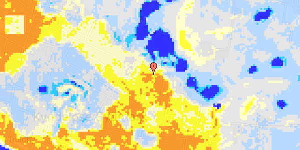 Ekstrem regn på Bakkesvinget 21