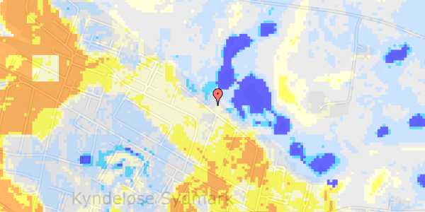 Ekstrem regn på Bakkesvinget 48