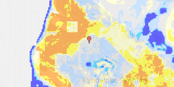 Ekstrem regn på Bjergfyrvej 14