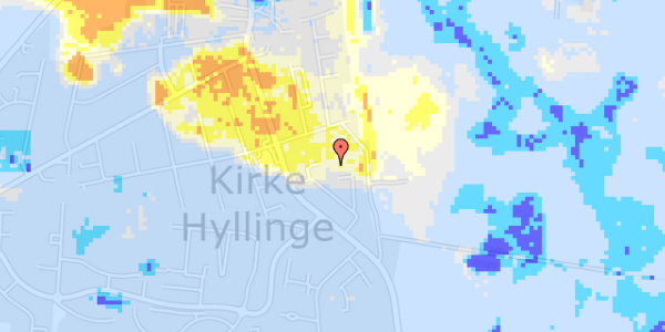 Ekstrem regn på Gyvelvej 12