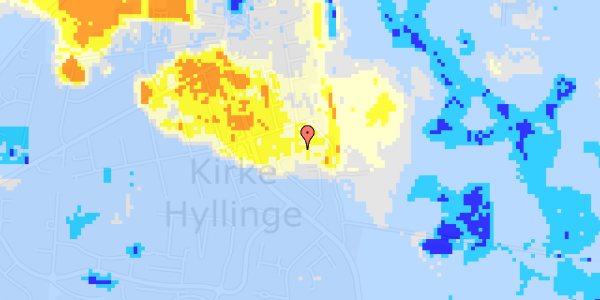 Ekstrem regn på Gyvelvej 18