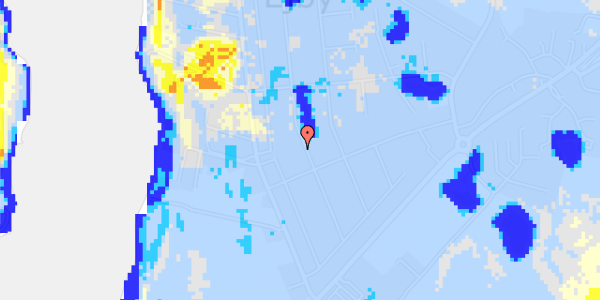 Ekstrem regn på Henriksvej 5