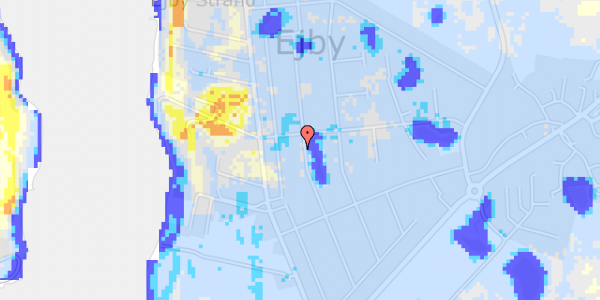 Ekstrem regn på Henriksvej 15