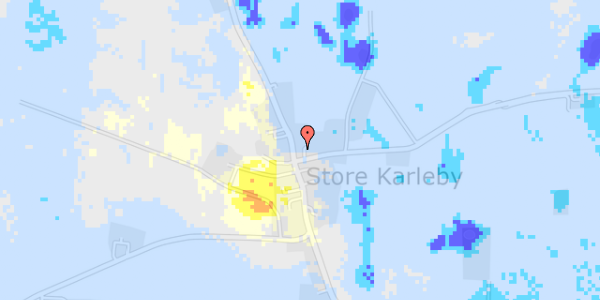 Ekstrem regn på Hjørnegårdsvej 1A