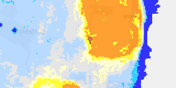 Ekstrem regn på Hornsherredvej 25