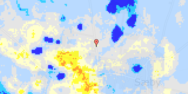 Ekstrem regn på Hornsherredvej 459