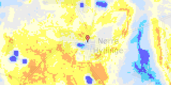 Ekstrem regn på Hvidemosevej 4