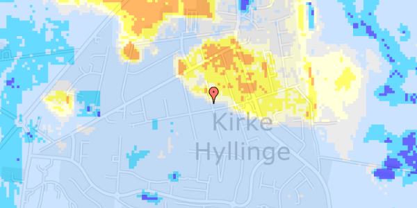 Ekstrem regn på Hyllingeparken 48