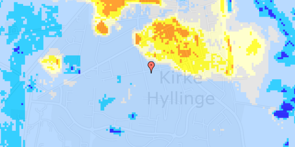 Ekstrem regn på Hyllingeparken 53