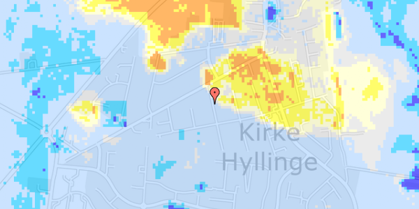 Ekstrem regn på Hyllingeparken 60