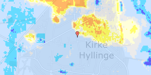 Ekstrem regn på Hyllingeparken 62