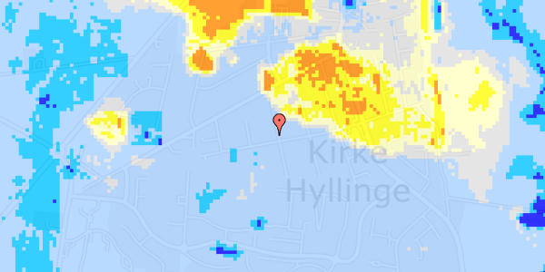 Ekstrem regn på Hyllingeparken 64