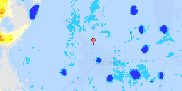 Ekstrem regn på Jenslevvej 51