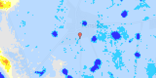 Ekstrem regn på Jenslevvej 74