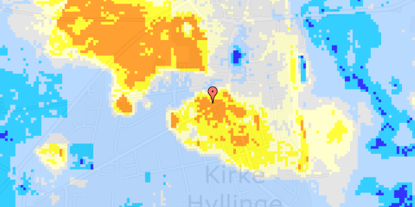 Ekstrem regn på Kirkevej 6