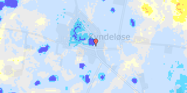 Ekstrem regn på Kjøbmagergade 1