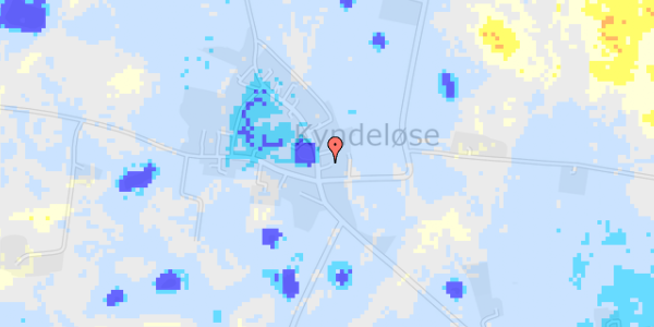 Ekstrem regn på Kjøbmagergade 6