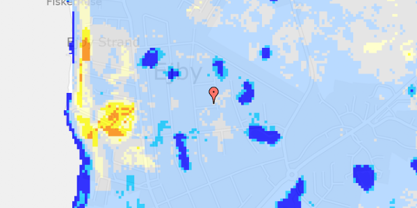 Ekstrem regn på Claus Henrisvej 3