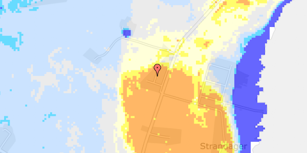 Ekstrem regn på Lindevangsvej 7