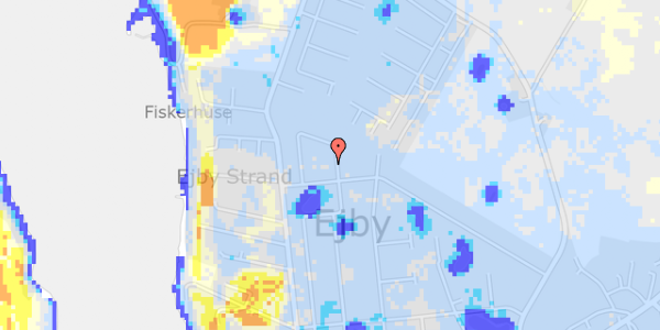 Ekstrem regn på Lykkesvej 14