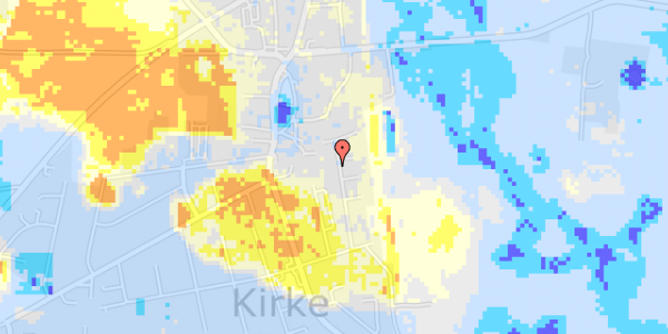 Ekstrem regn på Løvkjærgaardsvej 13