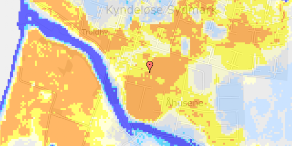 Ekstrem regn på Mellemvang 8