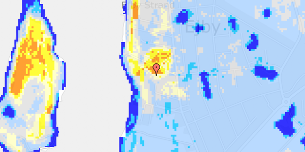 Ekstrem regn på Nagels Rende 9