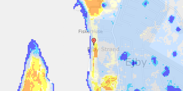 Ekstrem regn på Niels Hansensvej 17