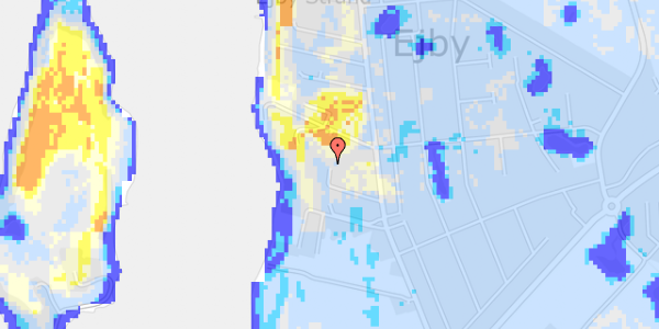 Ekstrem regn på Niels Christensensvej 5