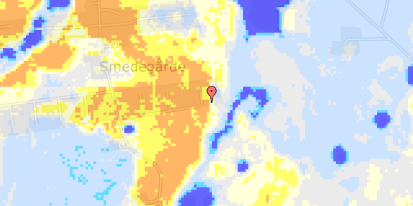 Ekstrem regn på Odinsvej 14