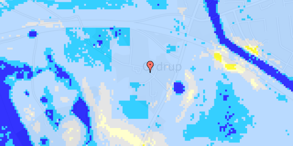 Ekstrem regn på Ordrup Gade 15