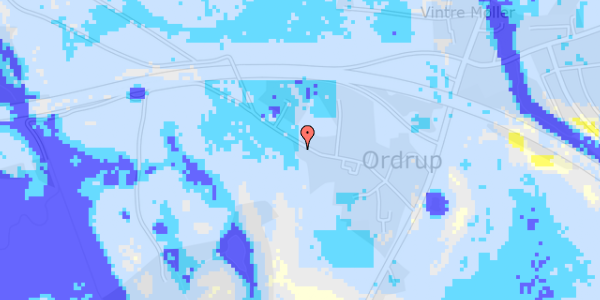 Ekstrem regn på Ordrup Gade 27