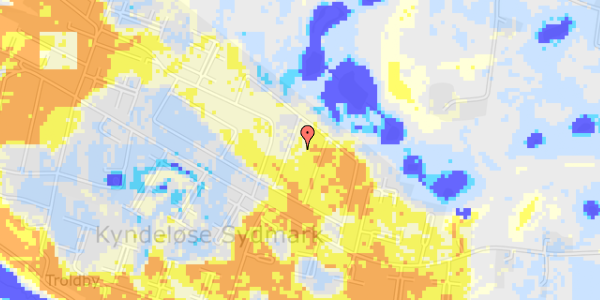 Ekstrem regn på Pilevang 12