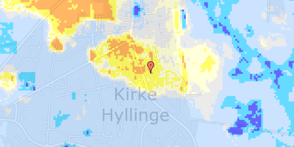 Ekstrem regn på Stationsvej 1