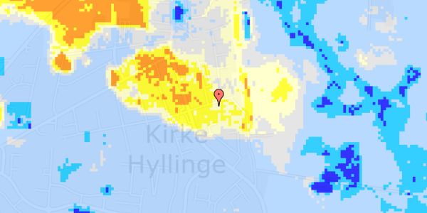 Ekstrem regn på Stationsvej 6