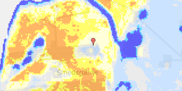 Ekstrem regn på Stendyssen 21