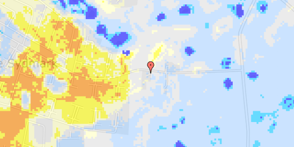 Ekstrem regn på Sydmarksvej 27