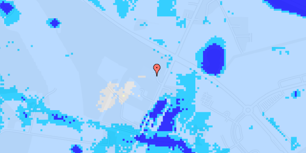 Ekstrem regn på Greve Landevej 128