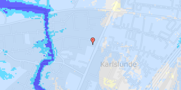 Ekstrem regn på Karlslunde Landevej 22A