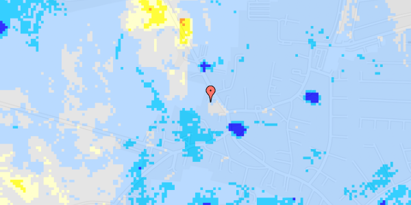 Ekstrem regn på Roskildevej 15B