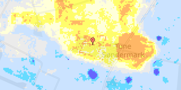 Ekstrem regn på Snoldelevvej 22